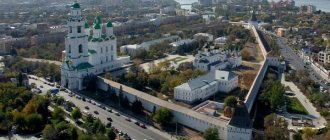 Astrakhan. Attractions on the city map. Routes for tourists 