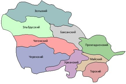 Кабардино Балкария. Карта, столица республики, достопримечательности, фото и описание