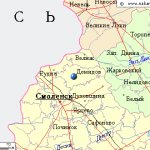 Карта окрестностей города Демидов от НаКарте.RU