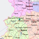 Карта окрестностей города Дмитриев-Льговский от НаКарте.RU