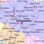 Карта окрестностей города Екатеринбург от НаКарте.RU