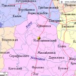 Карта окрестностей города Новоаннинский от НаКарте.RU