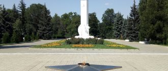 Memorial to the heroes of the Civil and Great Patriotic War