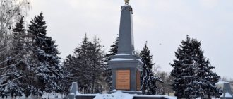 Monument to the partisans of the Armavir detachment