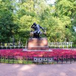 Monument to Pushkin in the Lyceum Garden
